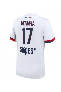 Paris Saint-Germain Vitinha #17 Voetbaltruitje Uit tenue 2025-26 Korte Mouw